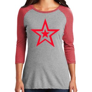 TriBlend Women's 3/4 Raglan Tee Thumbnail