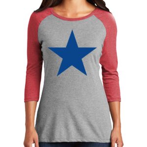 TriBlend Women's 3/4 Raglan Tee Thumbnail