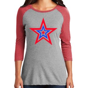 TriBlend Women's 3/4 Raglan Tee Thumbnail