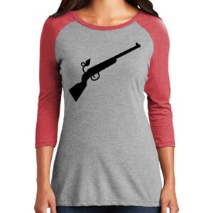 TriBlend Women's 3/4 Raglan Tee Thumbnail
