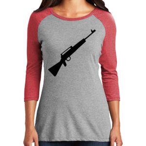 TriBlend Women's 3/4 Raglan Tee Thumbnail
