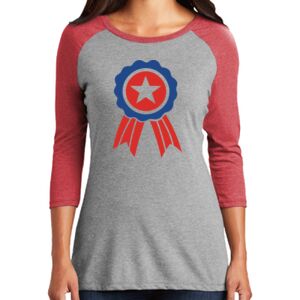 TriBlend Women's 3/4 Raglan Tee Thumbnail