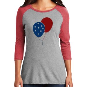 TriBlend Women's 3/4 Raglan Tee Thumbnail