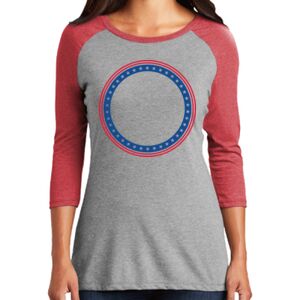 TriBlend Women's 3/4 Raglan Tee Thumbnail