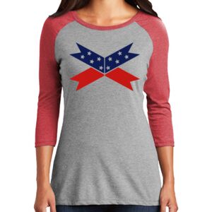 TriBlend Women's 3/4 Raglan Tee Thumbnail