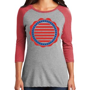 TriBlend Women's 3/4 Raglan Tee Thumbnail