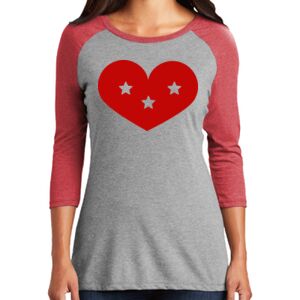 TriBlend Women's 3/4 Raglan Tee Thumbnail