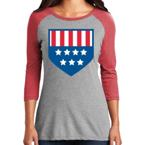 TriBlend Women's 3/4 Raglan Tee Thumbnail