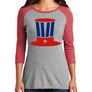 TriBlend Women's 3/4 Raglan Tee Thumbnail