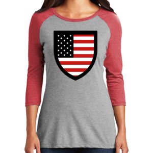 TriBlend Women's 3/4 Raglan Tee Thumbnail