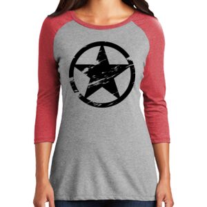 TriBlend Women's 3/4 Raglan Tee Thumbnail