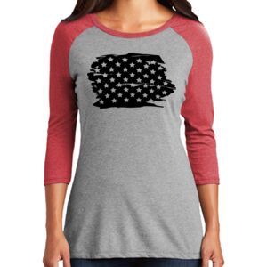 TriBlend Women's 3/4 Raglan Tee Thumbnail