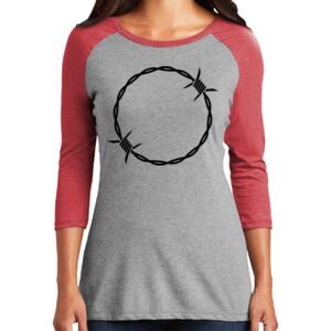 TriBlend Women's 3/4 Raglan Tee Thumbnail