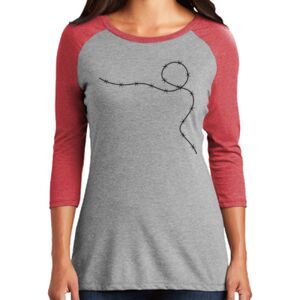 TriBlend Women's 3/4 Raglan Tee Thumbnail