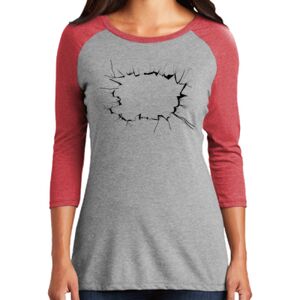 TriBlend Women's 3/4 Raglan Tee Thumbnail