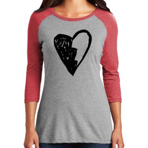 TriBlend Women's 3/4 Raglan Tee Thumbnail