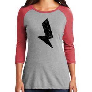 TriBlend Women's 3/4 Raglan Tee Thumbnail