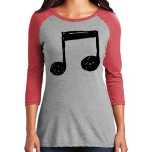 TriBlend Women's 3/4 Raglan Tee Thumbnail