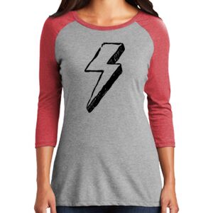TriBlend Women's 3/4 Raglan Tee Thumbnail