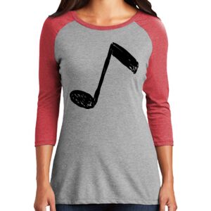 TriBlend Women's 3/4 Raglan Tee Thumbnail