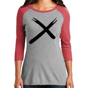 TriBlend Women's 3/4 Raglan Tee Thumbnail