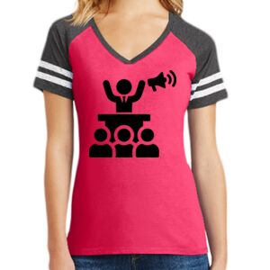 Women's Game V-Neck Tee Thumbnail