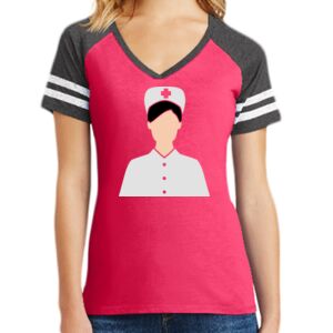 Women's Game V-Neck Tee Thumbnail