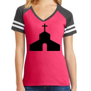 Women's Game V-Neck Tee Thumbnail