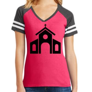 Women's Game V-Neck Tee Thumbnail